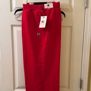 Champion Bold Red Wide Leg Joggers